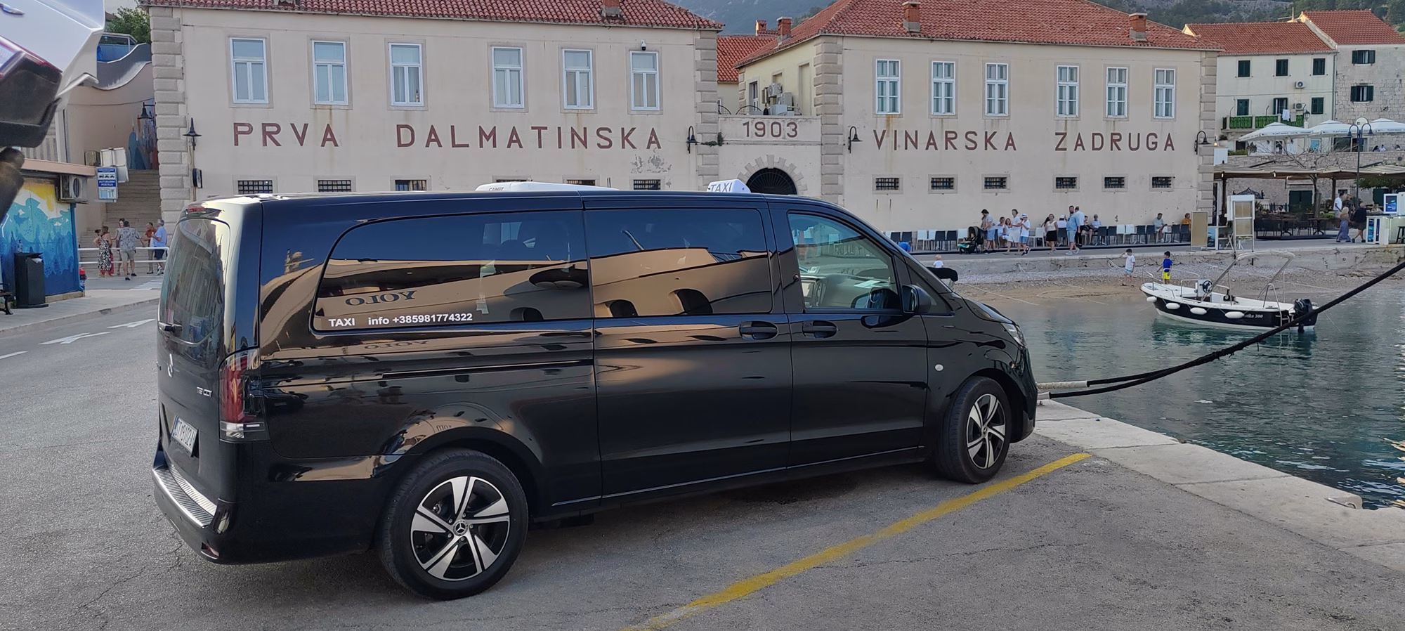 Lasersko Taxi transport to the desired destination